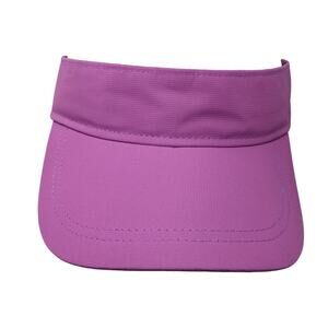 Slazenger Fitted Sun Visor Hat Purple One Size Stretch Outdoor Blank